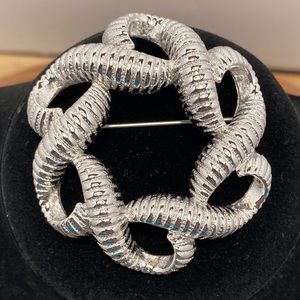 Vintage Monet Continuous Swirl Brooch